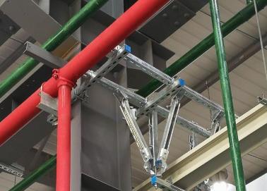 龙安该抗震支架的整体式支吊架结构协调性好